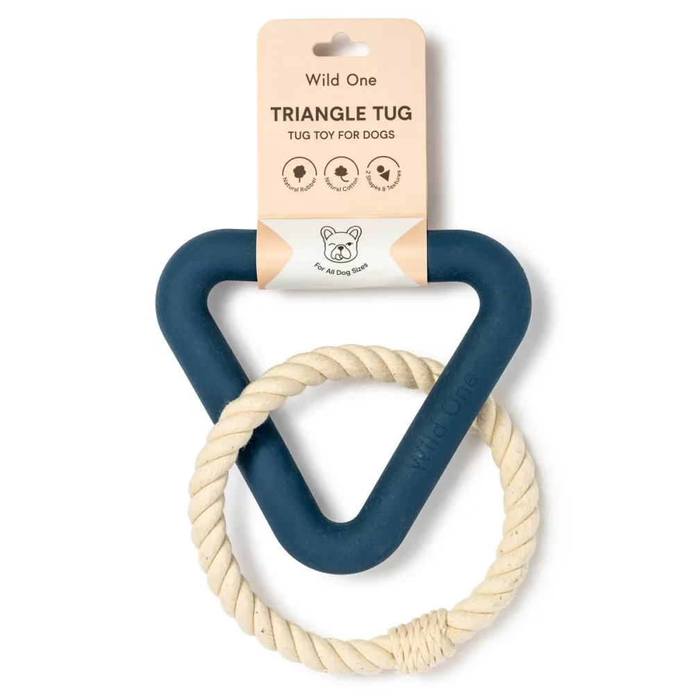 Triangle Tug Engaging Dog Toy