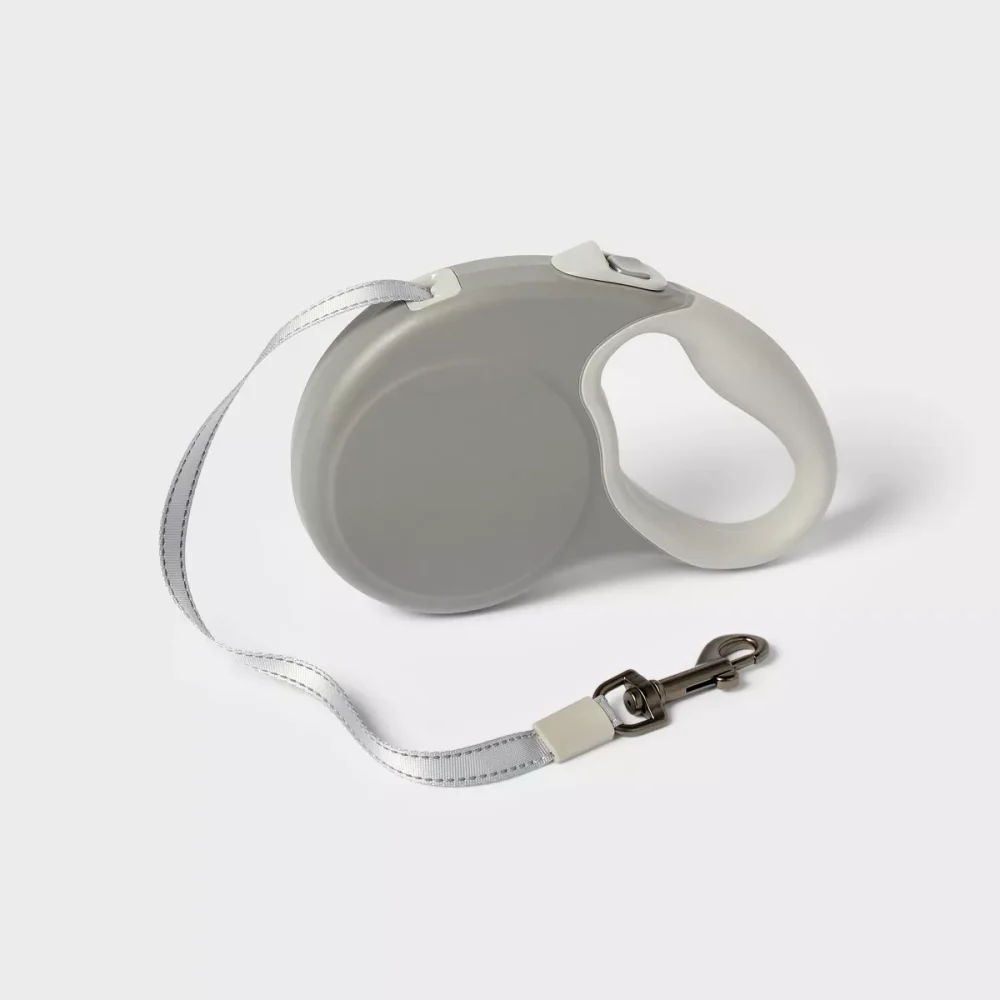 Retractable Dog Leash - Gray